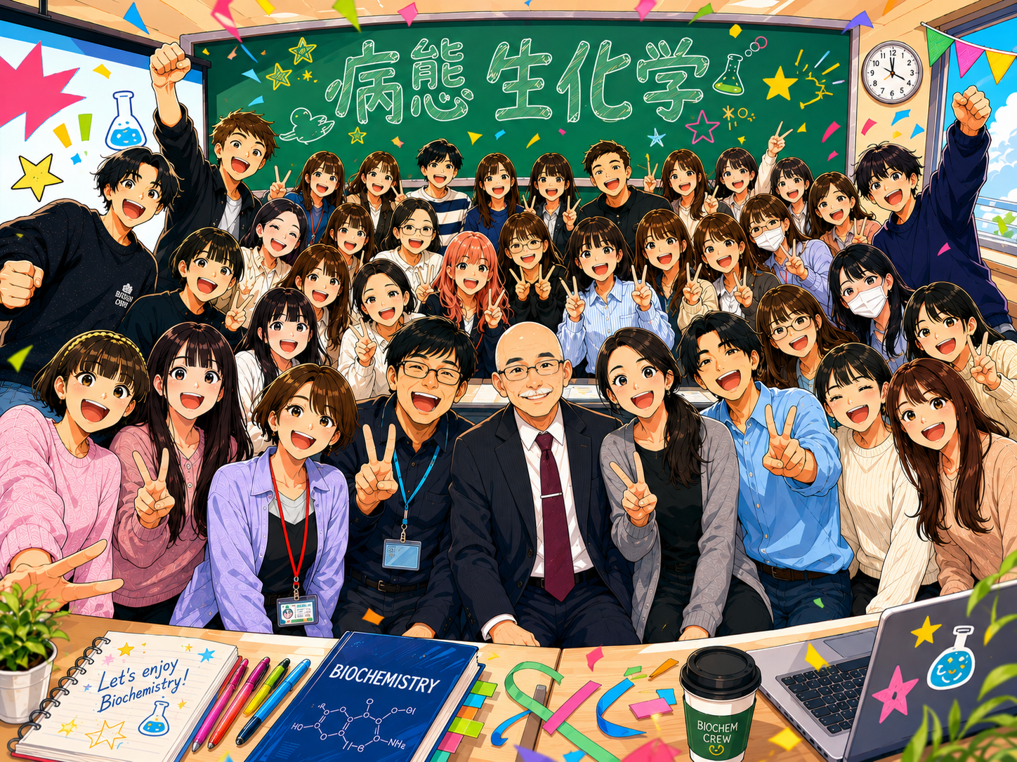 分野集合写真AI