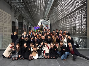 2014年度卒業写真 in 京都駅